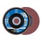 Pferd 5" x 7/8" A.H. POLIFAN Flap Disc - A SG STEELOX, Aluminum oxide, 60 Grit, Flat 62160 - alternate 1